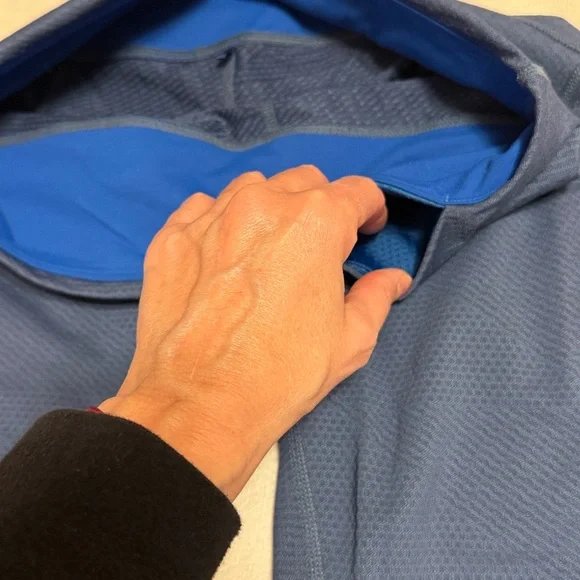 PRANA Women’s Size Medium Blue Athletic Crop Capri Yoga Leggings - Picture 4 of 6